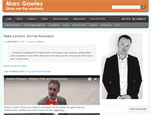 Tablet Screenshot of marcgawley.com